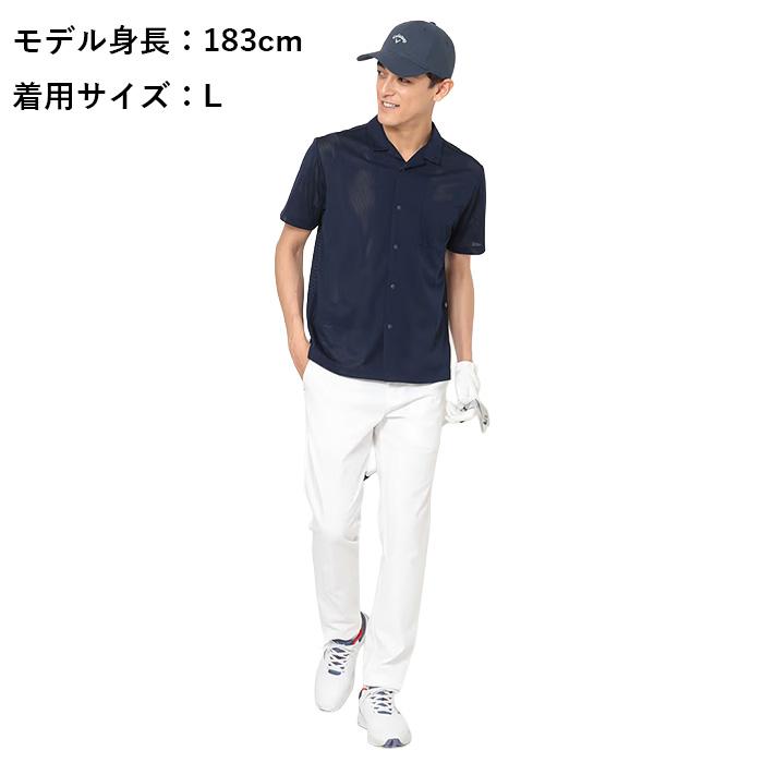 Callaway（キャロウェイ） かざあなメッシュ開襟シャツ メンズ