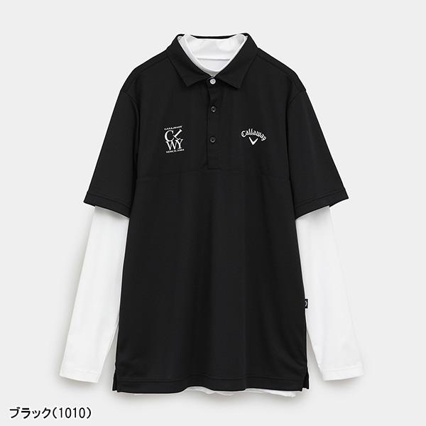 Callaway（キャロウェイ） 半袖 ポロシャツ 長袖 インナーシャツ付き