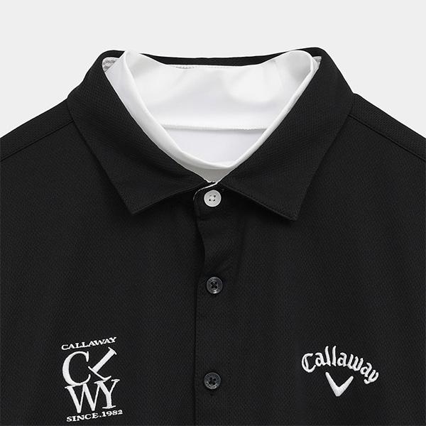 Callaway（キャロウェイ） 半袖 ポロシャツ 長袖 インナーシャツ付き