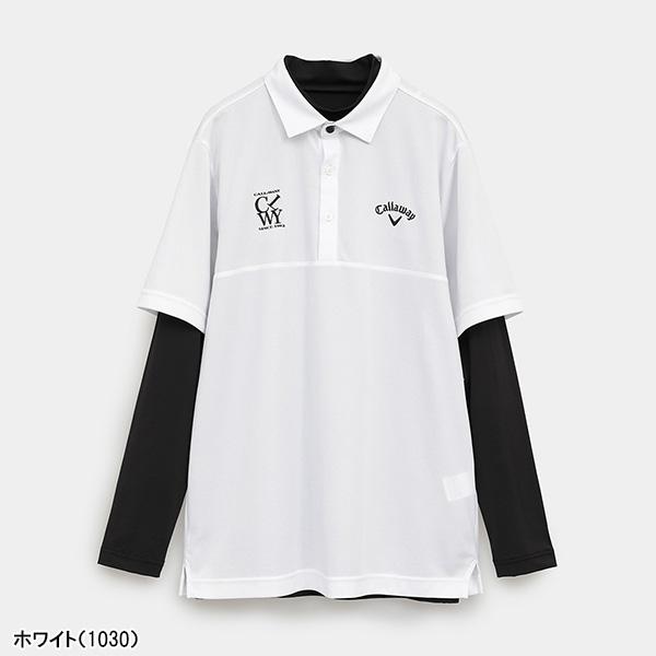 Callaway（キャロウェイ） 半袖 ポロシャツ 長袖 インナーシャツ付き