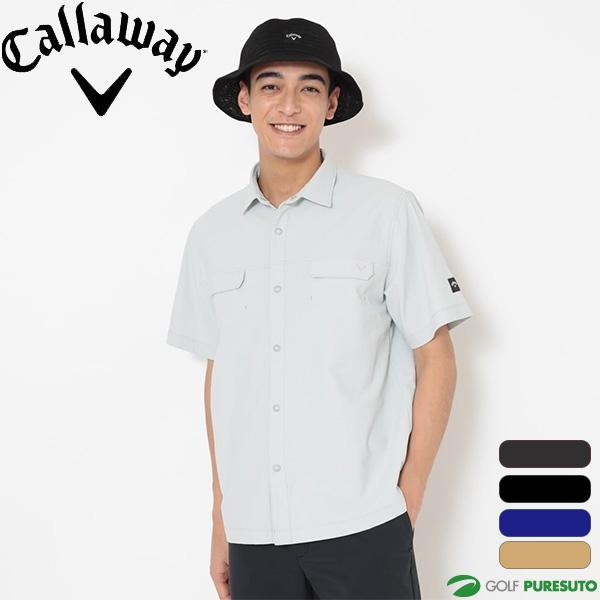 Callaway（キャロウェイ） ゴルフ 半袖 フルオープンシャツ -3℃かざ