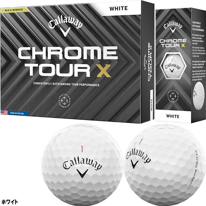 Callaway キャロウェイ クロムツアーX ゴルフボール 2024年 Callaway キャロウェイ クロムツアーX ゴルフボール 2024年