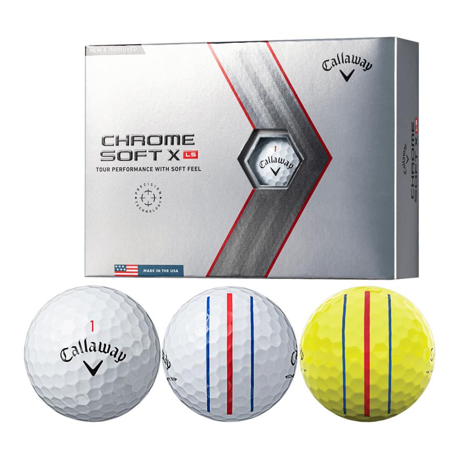 キャロウェイ CALLAWAY ゴルフボール CHROME SOFT X LSボール