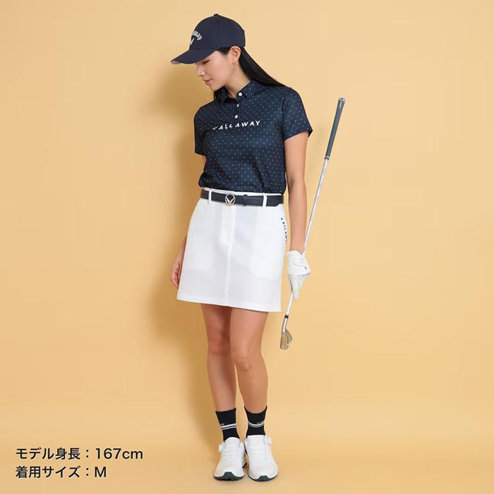 Callaway（キャロウェイ） レディース ポリエステル メッシュドット柄