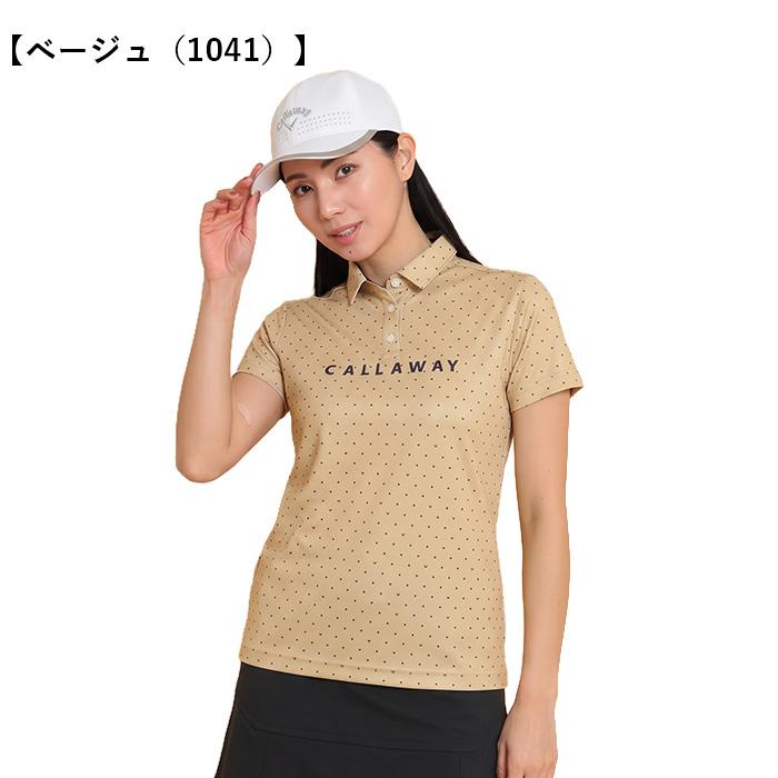 Callaway（キャロウェイ） レディース ポリエステル メッシュドット柄