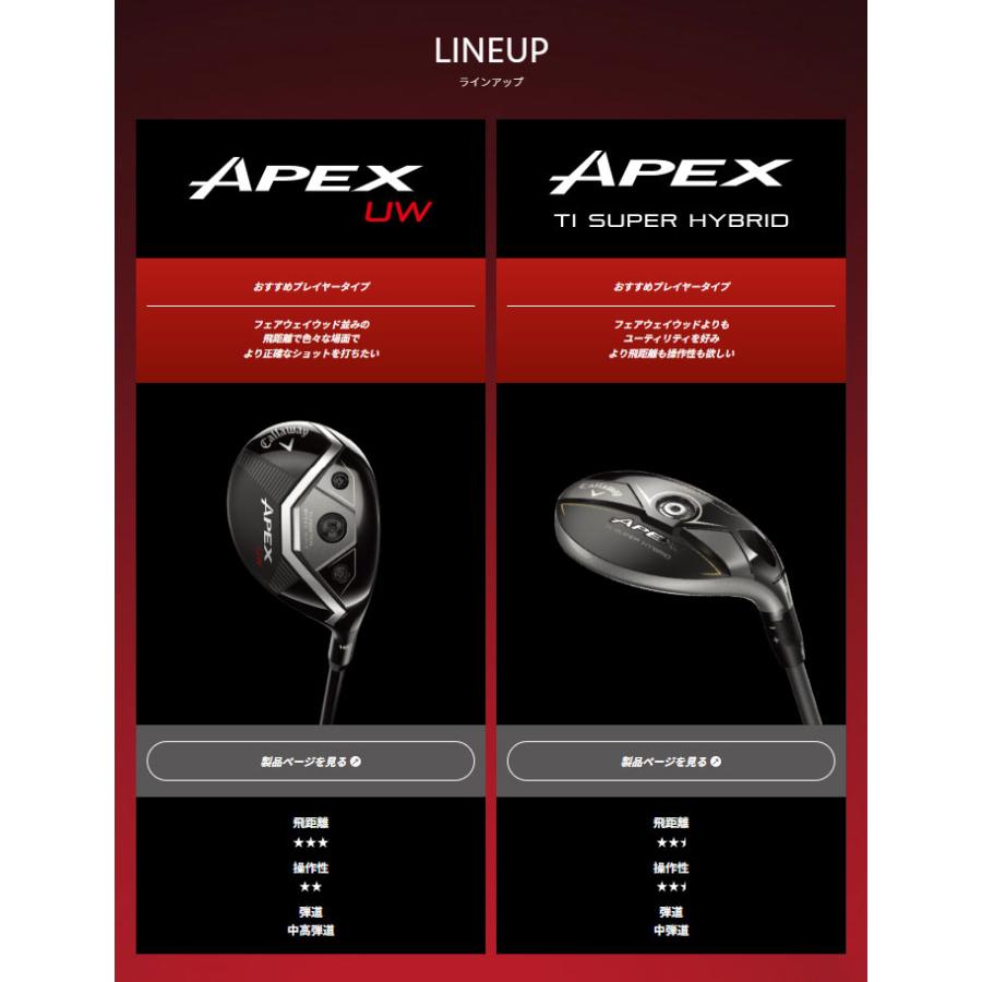 APEX（キャロウェイゴルフ） キャロウェイ APEX Ti SUPER HYBRID