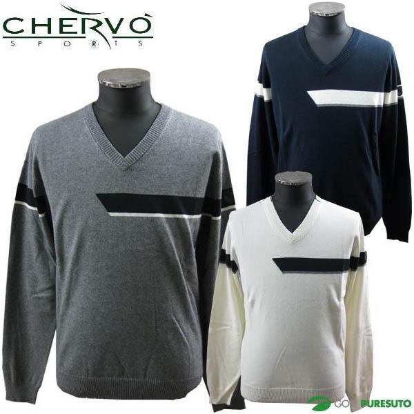 【即納！】シェルボ Vネックセーター メンズ 031-18912 ニット シェルボ Vネックセーター メンズ 031-18912 ニット : ゴルフ プレスト
