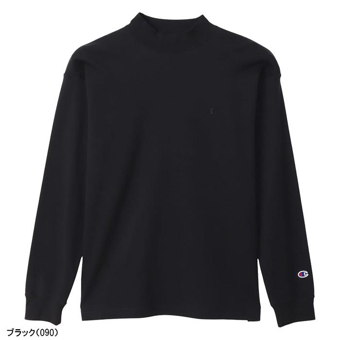 Champion（チャンピオン） 長袖 モックネックシャツ ロングスリーブT