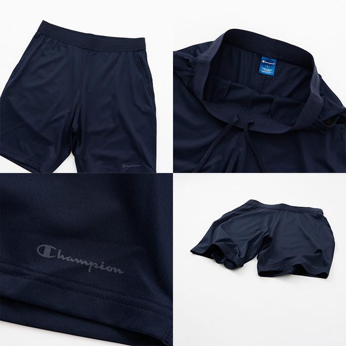上下セット Champion チャンピオン リカバリーウェア ショートスリーブTシャツ ショーツ C3-CS390 C3-CS590 半袖 メンズ Champion（チャンピオン） セットアップ 上下セット リカバリーウェア