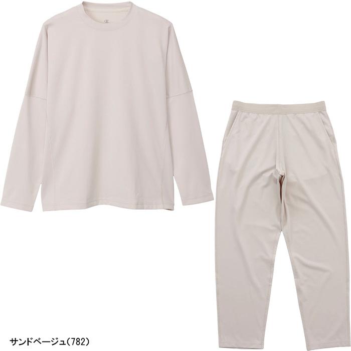 チャンピオン Champion セットアップ 上下セット リカバリーウェア ロングスリーブTシャツ 長袖 シャツ ロングパンツ メンズ C3-CS490／C3-CS290 スポーツ レジャー ランニング ヨガ ダンス ジム トレーニング 2025年秋冬モデル 秋冬ウェア 25FW Champion（チャンピオン） セットアップ 上下セット リカバリーウェア