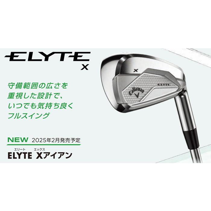 ELYTE キャロウェイ X アイアン 5本セット（I#6-9、PW） NS PRO 950GH