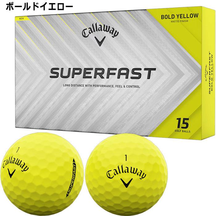 Callaway（キャロウェイ） SUPERFAST ゴルフボール 2025年モデル 1箱