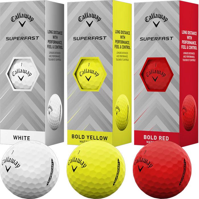 Callaway（キャロウェイ） SUPERFAST ゴルフボール 2025年モデル 1箱