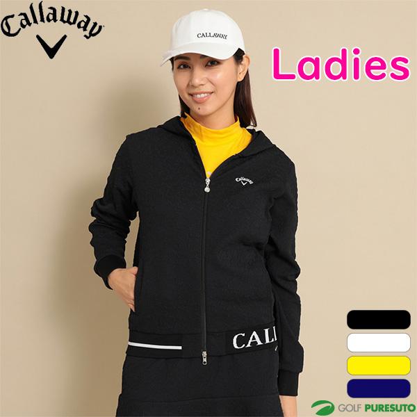 【冬物セール】F3-28 キャロウェイ ボアパーカー フルジップ M レディース Callaway（キャロウェイ） レディース 長袖 フルジップ スウェット