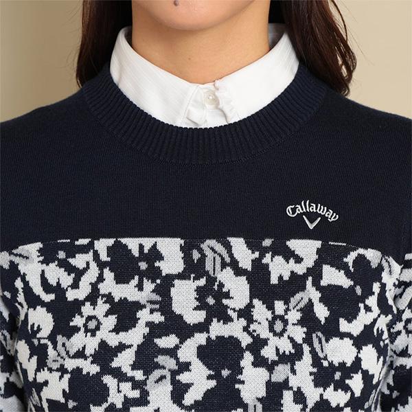 Callaway（キャロウェイ） レディース 長袖 クルーネックニット