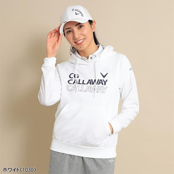 Callaway キャロウェイ ストレッチパーカー 上着 レディース Sサイズ Callaway（キャロウェイ） レディース 長袖 ダンボールスウェット