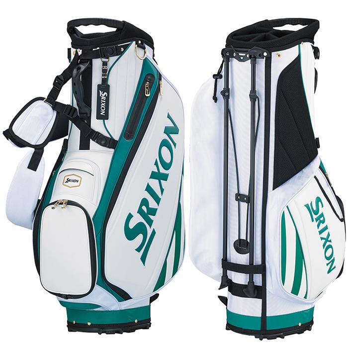 SRIXON キャディバッグ ホワイト×ブルー 9.5型 新品未使用 SRIXON ダンロップ スリクソン 9.5型 マスターズ スタンド キャディ