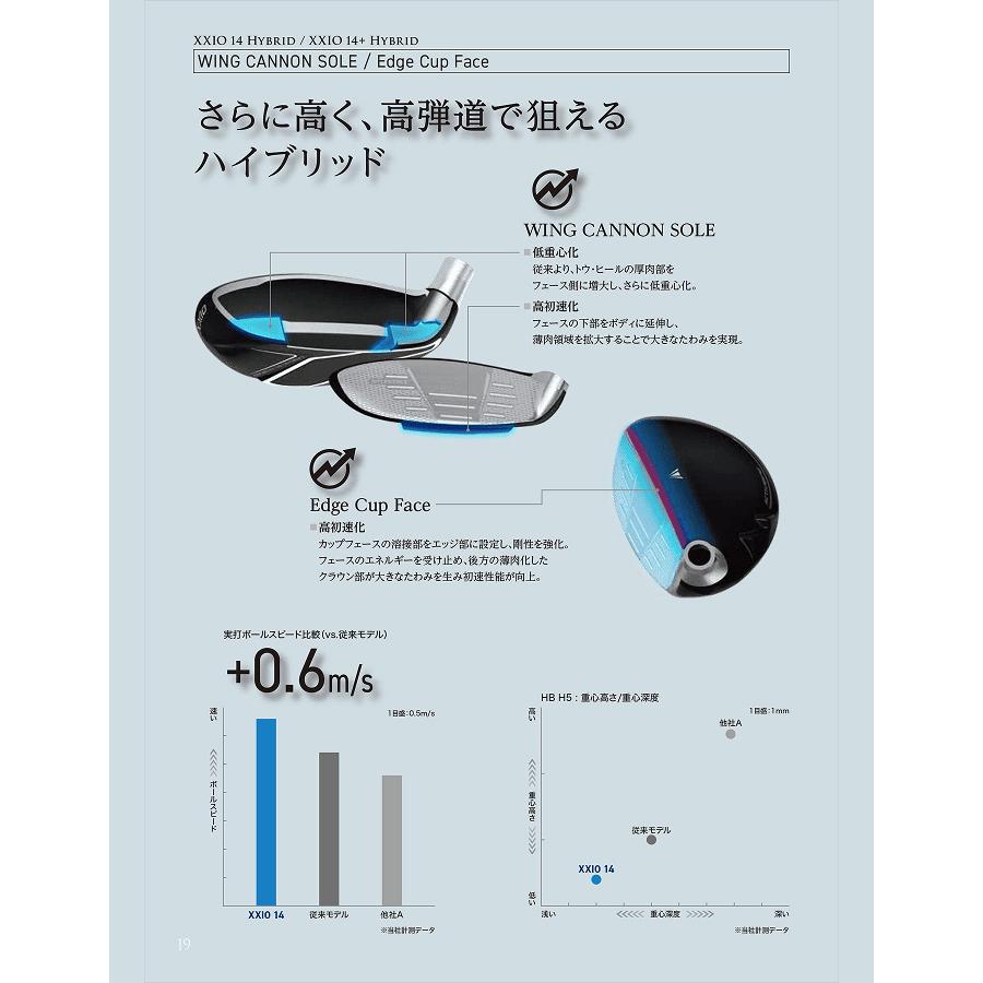 【先行予約】【レフティー（左用）】ダンロップ ゼクシオ 14 ハイブリッド（ユーティリティー） ゼクシオ MP1400 カーボンシャフト 2025年モデル【■D■】の画像
