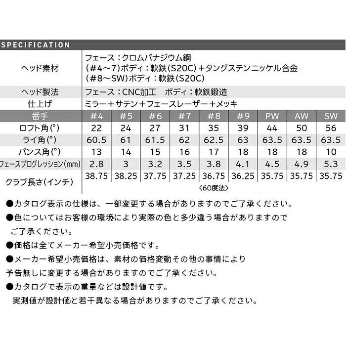 【カスタムオーダー】【レフティー（左用）】ダンロップ スリクソン ZXi5 アイアン 6本セット（＃5〜9、PW）TRAVIL IRON 2024年モデル【■DC■】_4