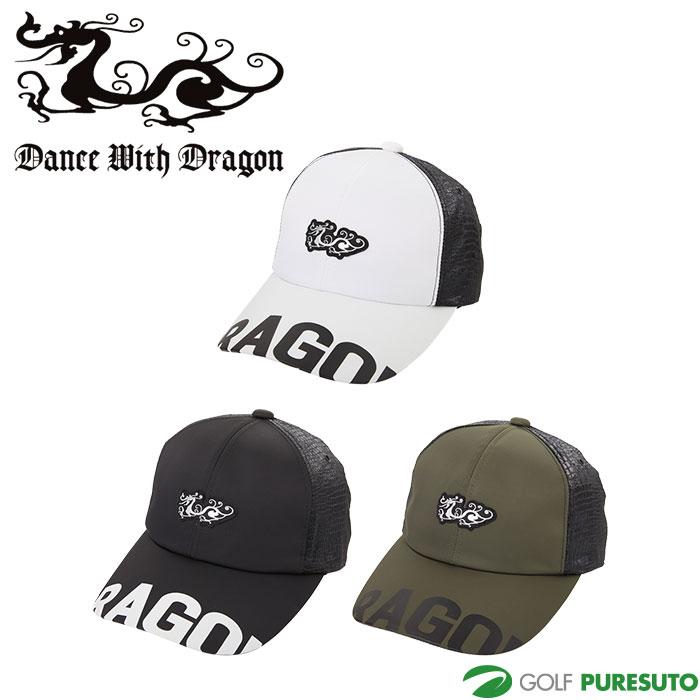 ダンスウィズドラゴン クロコレザー キャップ D3-149120 帽子 ユニセックス ゴルフウェア 2023年秋冬モデル DANCE WITH DRAGON Dance With Dragon（ダンスウィズドラゴン） クロコレザー キャップ D3