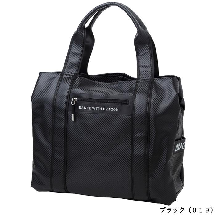 【新品】ダンスウィズドラゴン D3-320010 カーボンレザートートバッグ 黒 Dance With Dragon ダンスウィズドラゴン カーボンレザートート