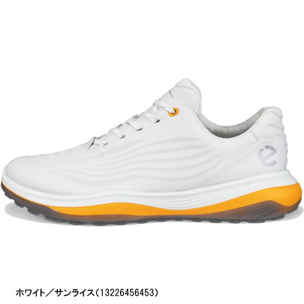 お値下げしました。ECCO ゴルフシューズ ホワイト/イエロー35,000円 ecco（エコー） ゴルフシューズ メンズ ゴルフ LT1 13226411007