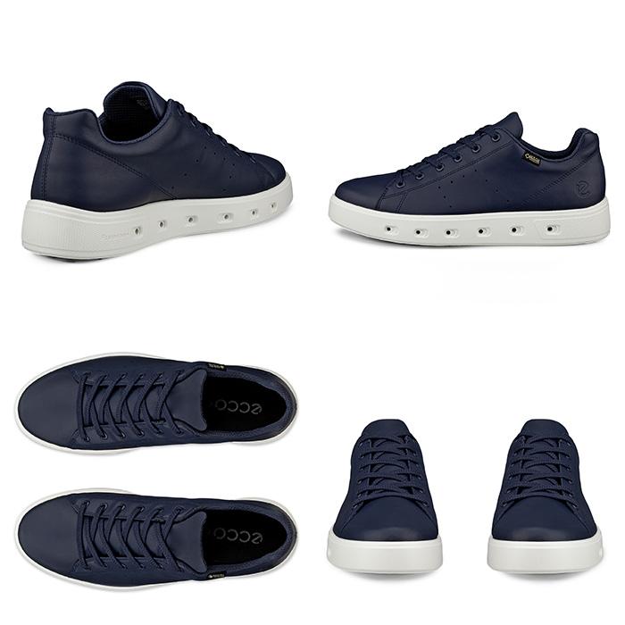 ecco エコー　スニーカ　新品　39 24.5センチ　ネイビー ecco（エコー） スニーカー ストリート720 ECCO street 720 men メンズ