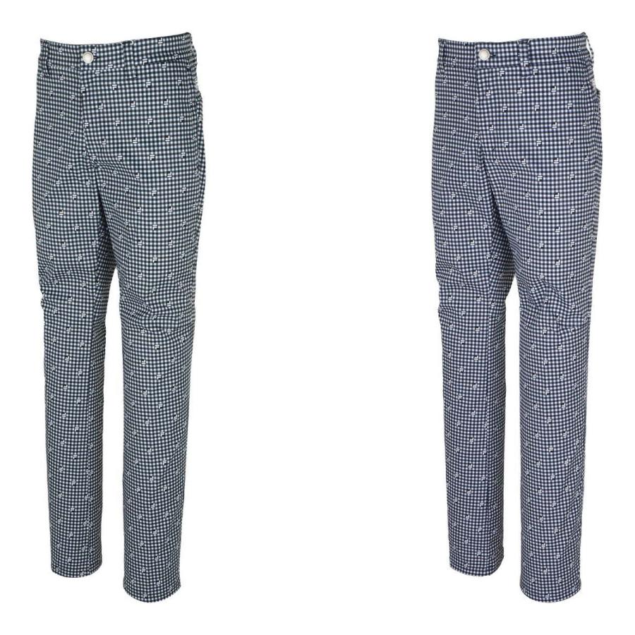 フィラゴルフ ロングパンツ メンズ 740 306 ギンガムチェック柄 Suso ゴルフ プレスト 通販 Paypayモール