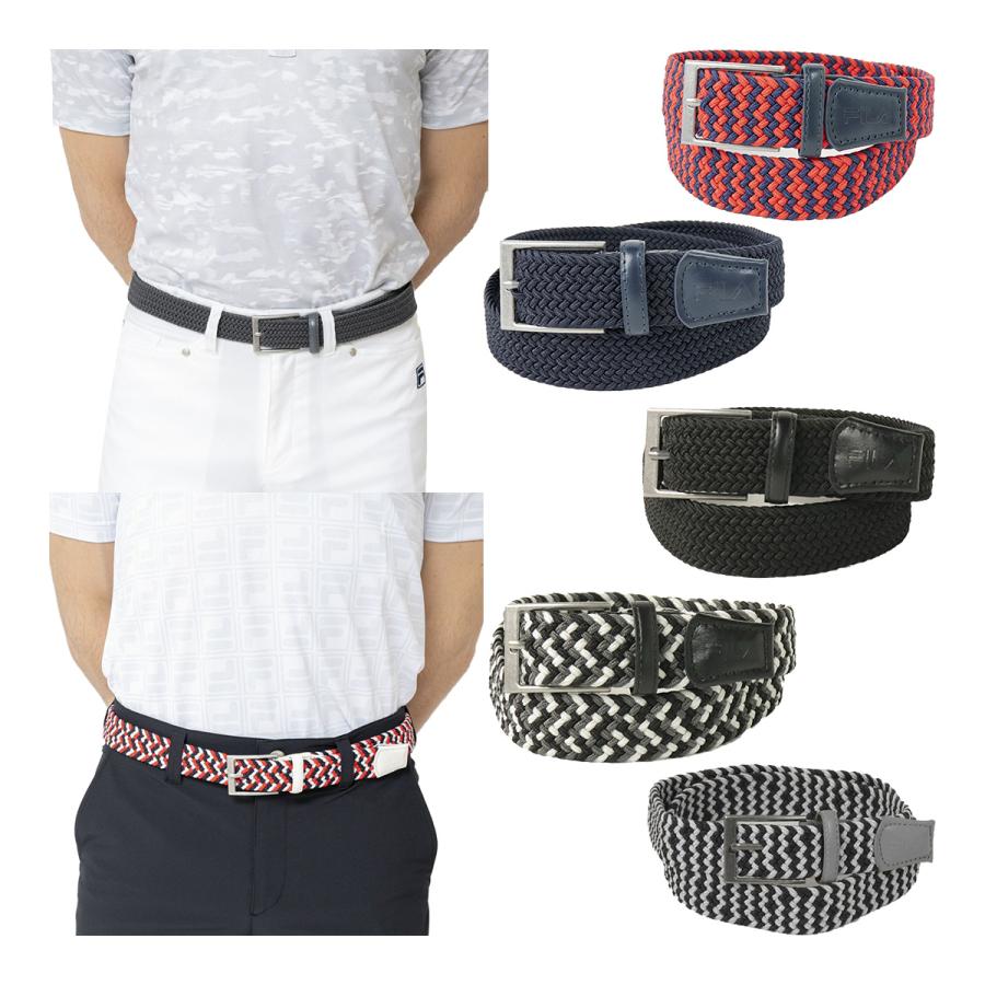 フィラゴルフ ベルト ゴム編みメッシュベルト 低価格の 741 951 メンズ