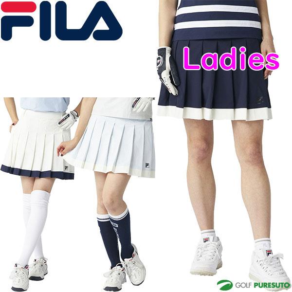 FILA GOLF レディース フィラ ゴルフ 裾ラインプリーツスカート 755