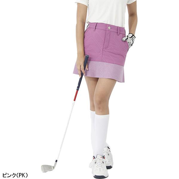 FILA GOLF レディース フィラ ゴルフ スカート ニット×中綿スカート