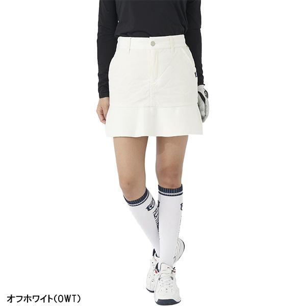 レディース フィラ ゴルフ スカート ニット×中綿スカート 793-342 ゴルフウェア 2023年秋冬モデル FILA GOLF 793342 女性用 ストレッチ 保温 蓄熱 防寒｜puresuto｜07