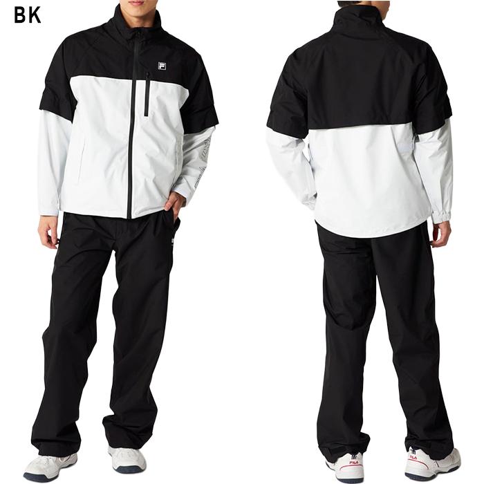 新品 フィラ ゴルフ レインウェア 上下セット ブルゾン パンツ ブラック 3L FILA GOLF フィラ ゴルフ レインウェア 上下セット 746-990 2026年