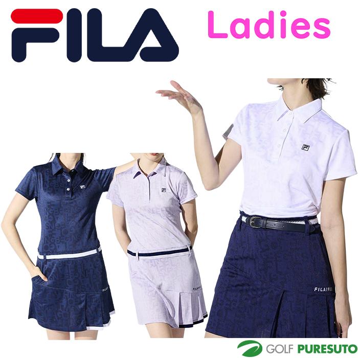 FILA GOLF レディース フィラ ゴルフ 半袖 吸汗速乾 ウエスト切替