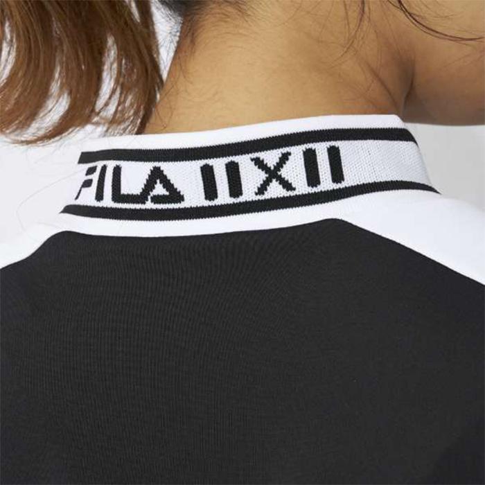 FILA GOLF レディース フィラ ゴルフ 半袖 モックネック ワンピース