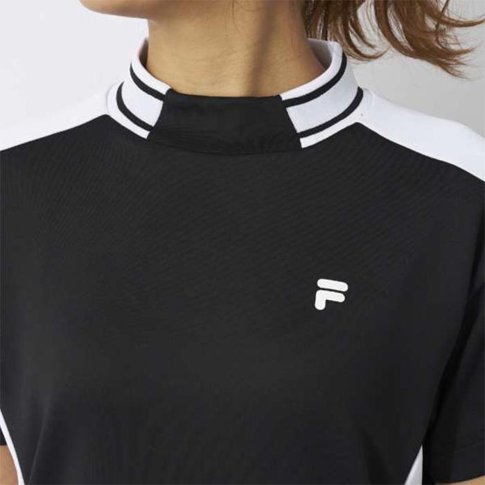 FILA GOLF レディース フィラ ゴルフ 半袖 モックネック ワンピース