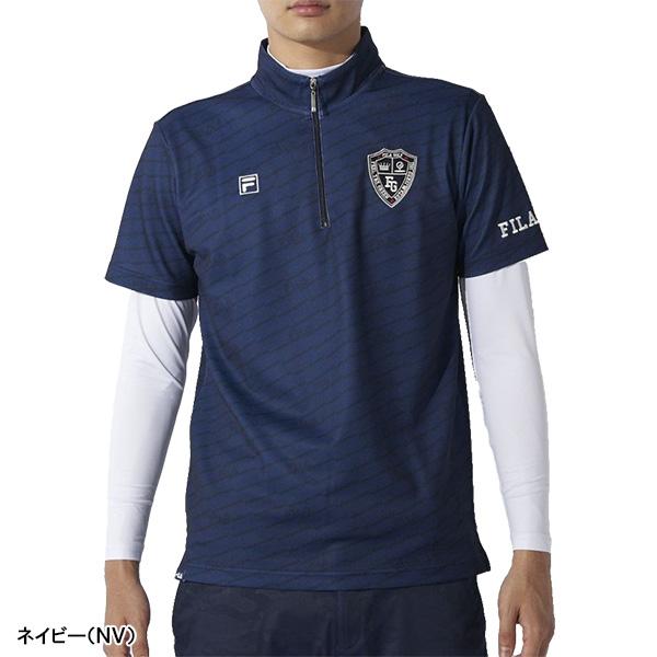 FILA GOLF フィラ ゴルフ 半袖シャツインナーセット 半袖 ハーフジップ