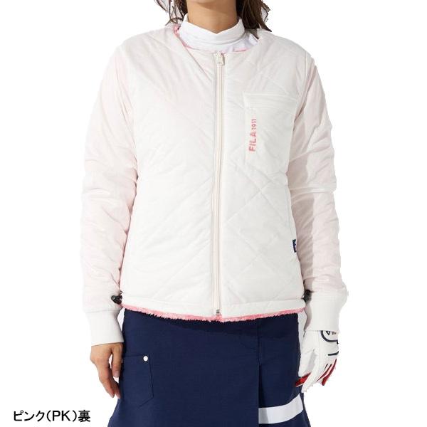 【新品未使用】　 FILA VL2978 ジップアップジャケット　レディース　S FILA GOLF レディース フィラ ゴルフ 長袖 リバーシブル フルジップ