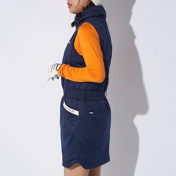 FILA GOLF レディース フィラ ゴルフ フルジップ 中綿 ワンピース