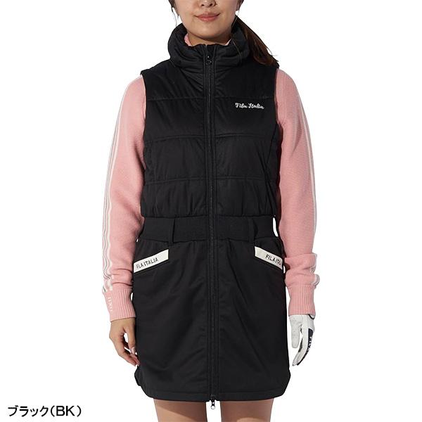 FILA GOLF レディース フィラ ゴルフ フルジップ 中綿 ワンピース