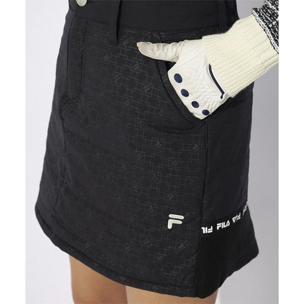 FILA GOLF レディース フィラ ゴルフ スカート 裾ニット中綿スカート