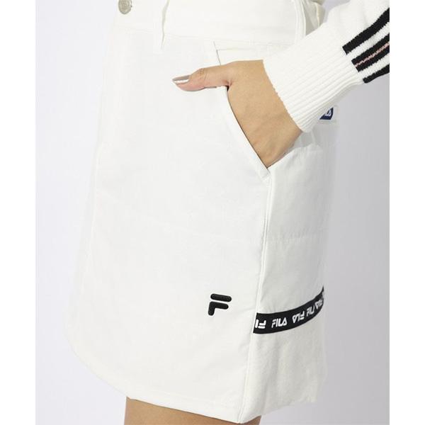 FILA GOLF レディース フィラ ゴルフ スカート 裾ニット中綿スカート