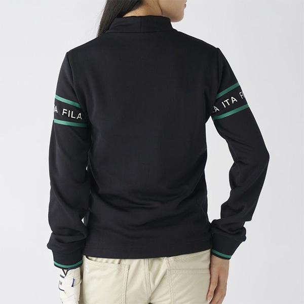 ゴルフウェア　フィラ レディース 裏起毛 長袖 モックネックシャツ 795-502 [2025年秋冬モデル] FILA GOLF レディース フィラ ゴルフ 長袖 モックネックシャツ 裏起毛
