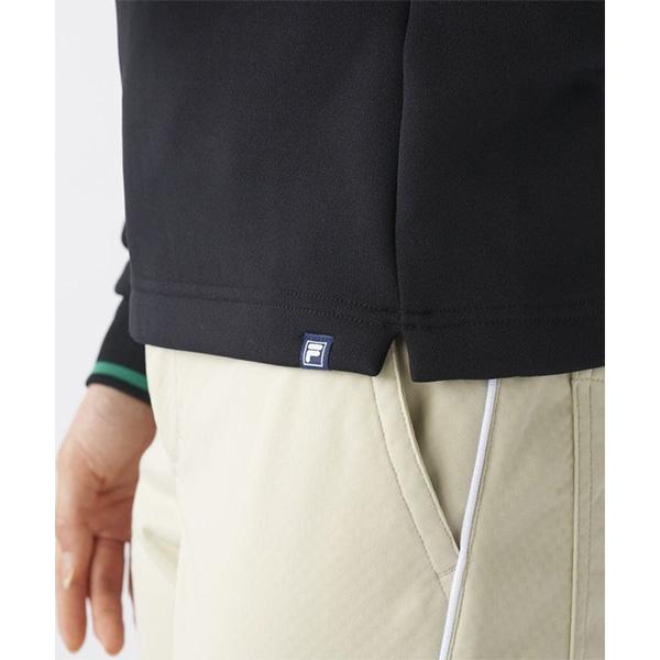 FILA GOLF レディース フィラ ゴルフ 長袖 モックネックシャツ 裏起毛