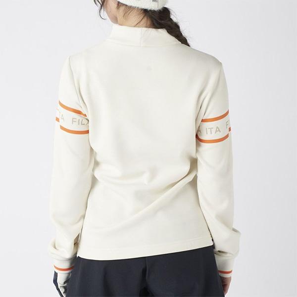 FILA GOLF レディース フィラ ゴルフ 長袖 モックネックシャツ 裏起毛