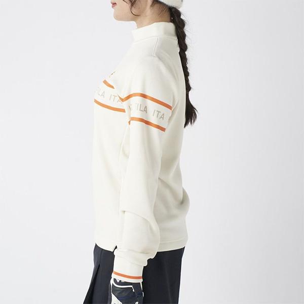FILA GOLF レディース フィラ ゴルフ 長袖 モックネックシャツ 裏起毛