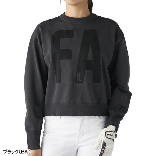 FILA GOLF レディース フィラ ゴルフ 長袖 ビッグロゴ セーター ニット