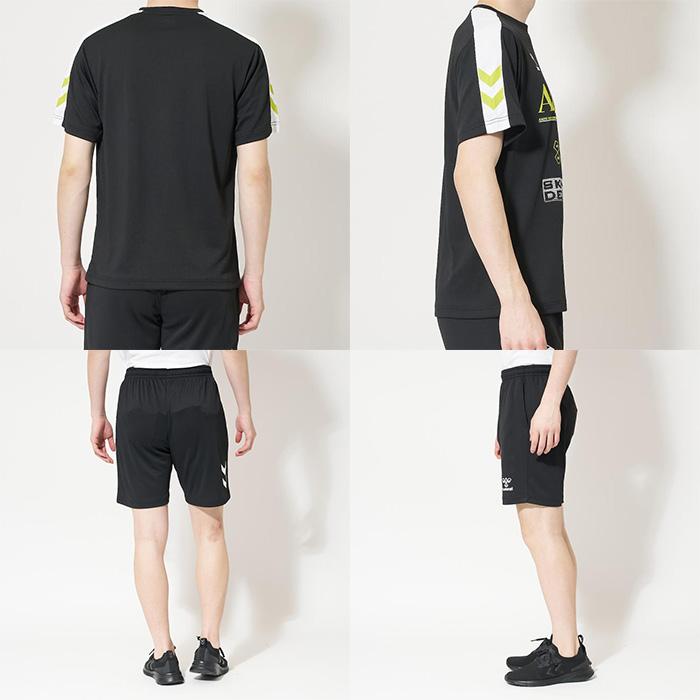 hummel半袖Tシャツ、ショートパンツ上下2セット hummel半袖Tシャツ、ショートパンツ上下2セット hummel 半袖T