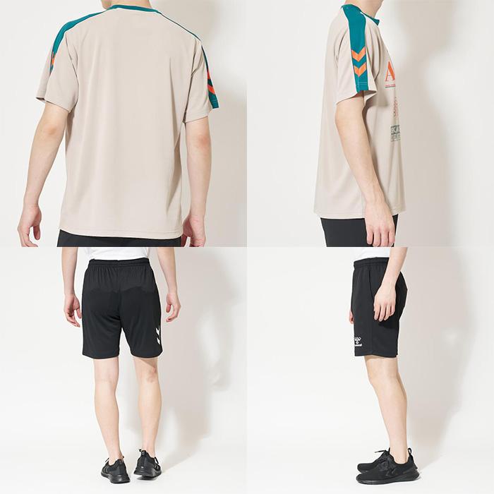 hummel（ヒュンメル） プラクティス 半袖Tシャツ+ハーフパンツ 上下