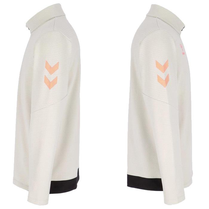 hummel（ヒュンメル） 長袖 ハーフジップトップ 指穴付き ロングパンツ